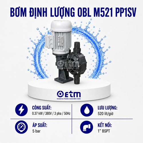 Bơm định lượng OBL M521 PP11SV